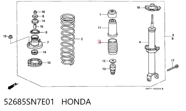  52685SN7E01 Honda