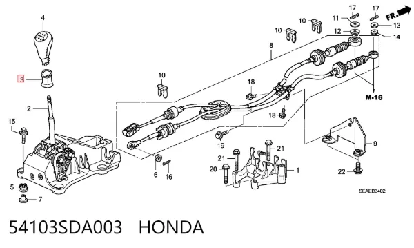  54103SDA003 Honda