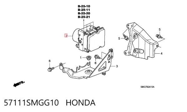Módulo ABS 57111SMGG10 Honda