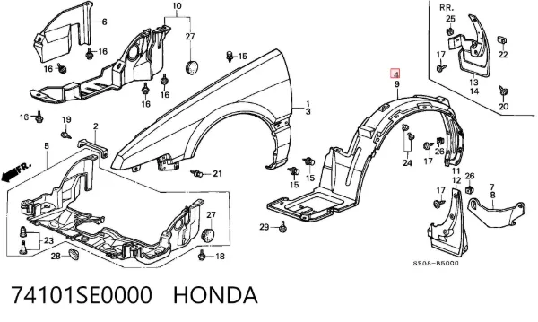 Paso rueda Honda Accord III