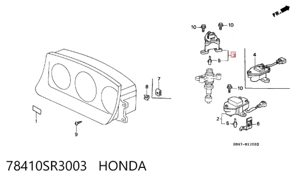 Sensor de velocidad 78410SR3003 Honda