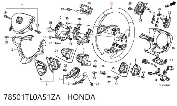 Volante Honda Accord VIII