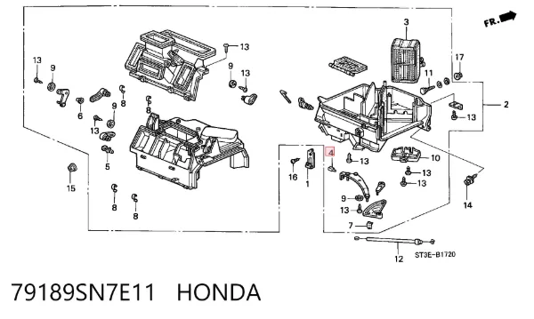 79189SN7E11 Honda
