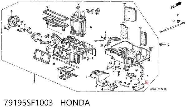  79195SF1003 Honda