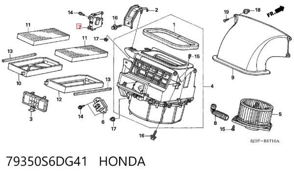  79350S6DG41 Honda