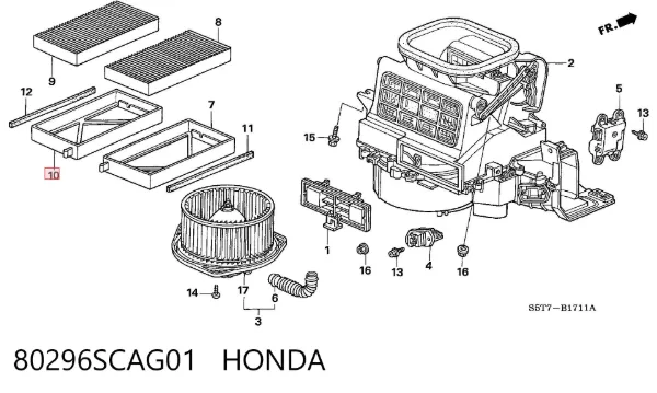  80296SCAG01 Honda