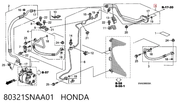  80321SNAA01 Honda