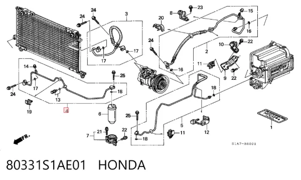  80331S1AE01 Honda