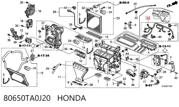  80650TA0J20 Honda