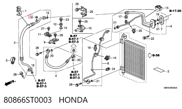  80866ST0003 Honda