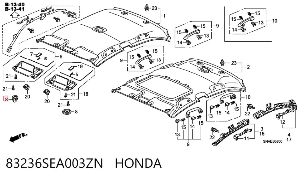  83236SEA003ZN Honda