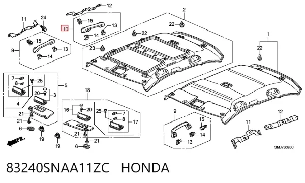  83240SNAA11ZC Honda