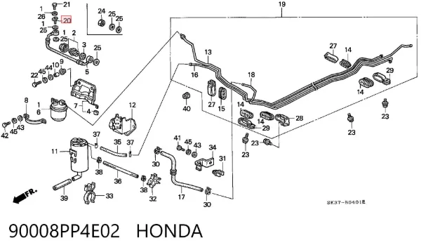 90008PP4E02 Honda