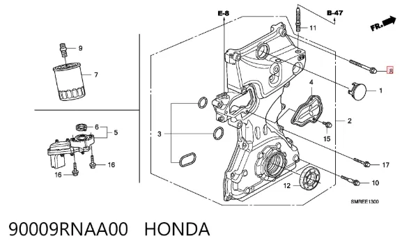  90009RNAA00 Honda