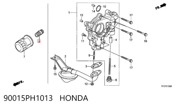  90015PH1013 Honda