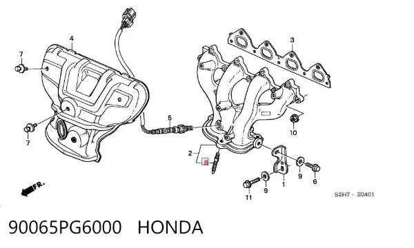  90065PG6000 Honda