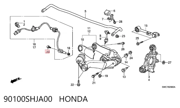  90100SHJA00 Honda