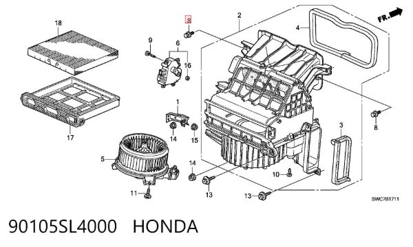  90105SL4000 Honda