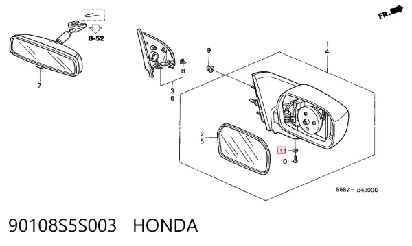  90108S5S003 Honda