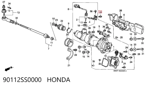 90112SS0000 Honda