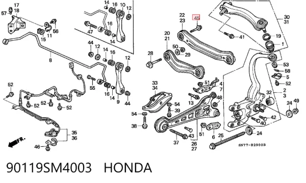  90119SM4003 Honda