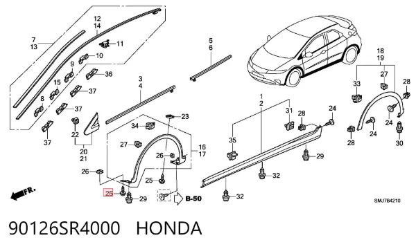  90126SR4000 Honda