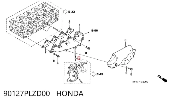  90127PLZD00 Honda