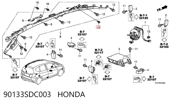  90133SDC003 Honda