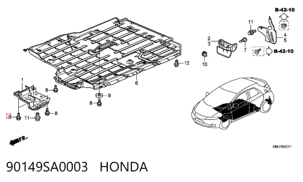  90149SA0003 Honda