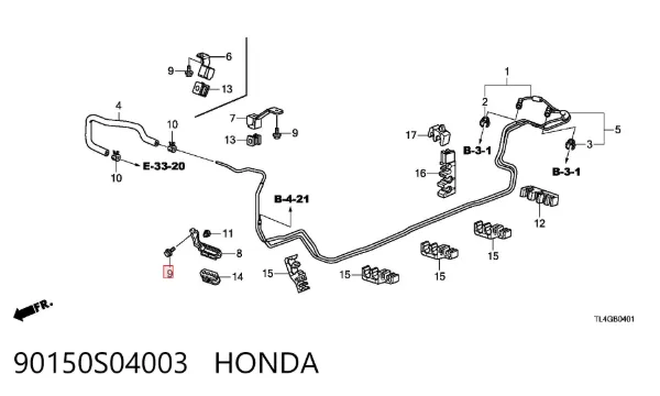  90150S04003 Honda