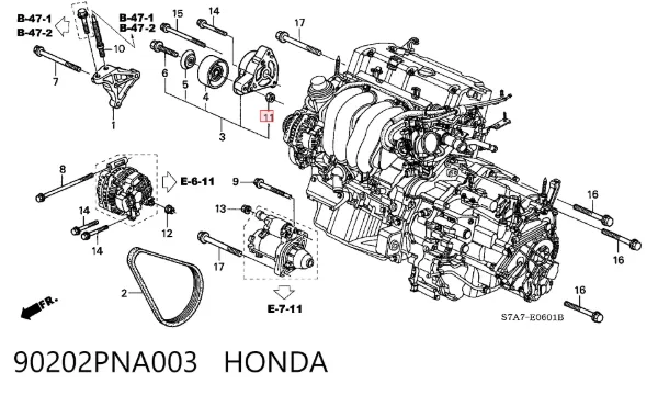  90202PNA003 Honda