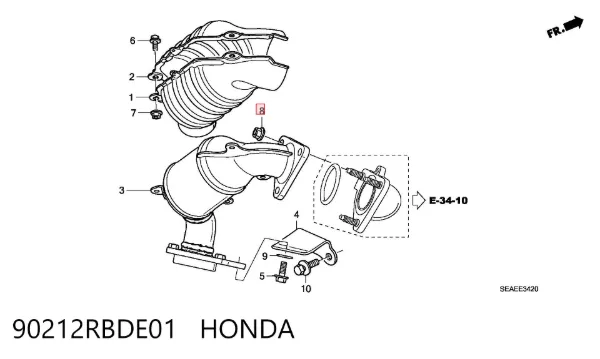  90212RBDE01 Honda