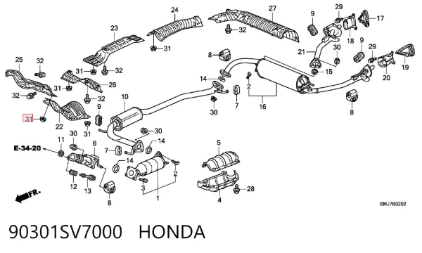  90301SV7000 Honda