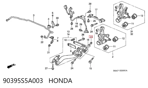  90395S5A003 Honda