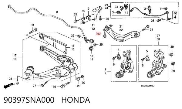  90397SNA000 Honda