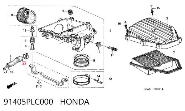  91405PLC000 Honda