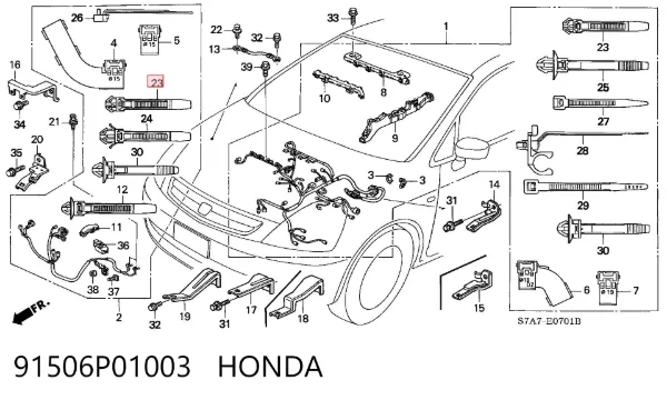  91506P01003 Honda