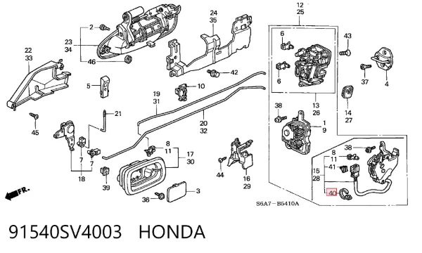  91540SV4003 Honda