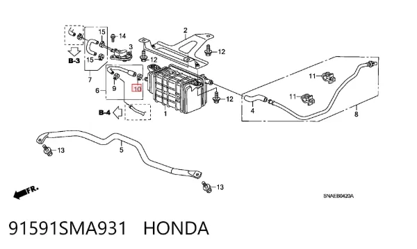  91591SMA931 Honda