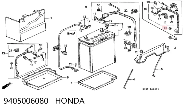  9405006080 Honda