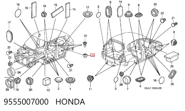  9555007000 Honda