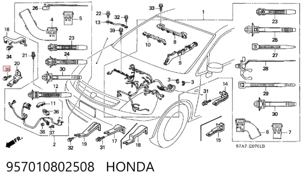  957010802508 Honda