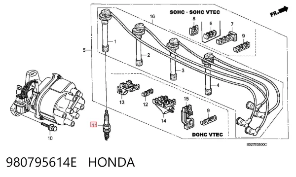 Bujía 980795614E Honda