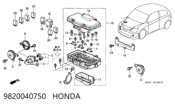  9820040750 Honda