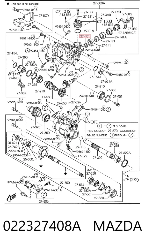  022327408A Mazda