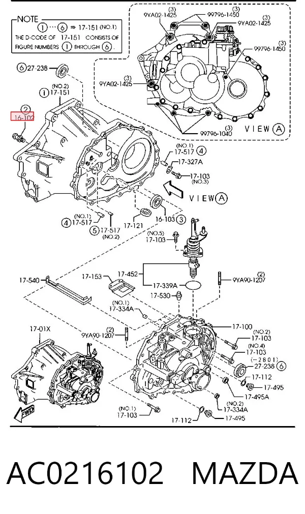  AC0216102 Mazda