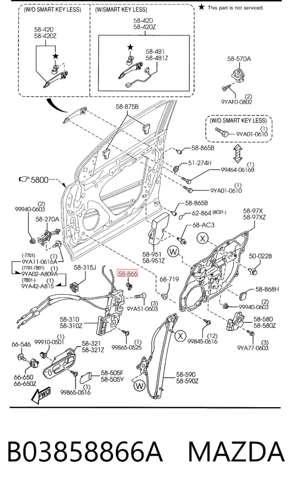  B03858866A Mazda
