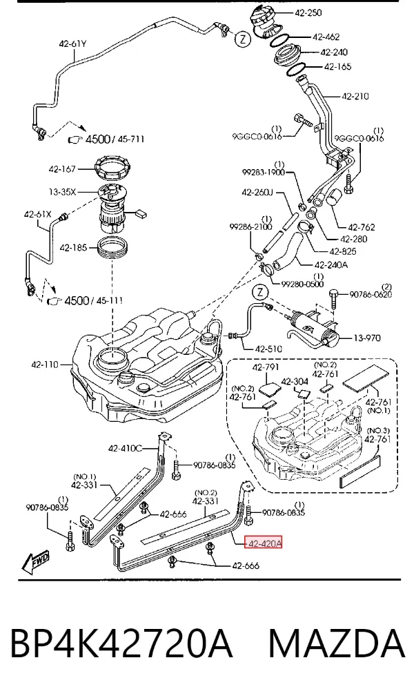  BP4K42720A Mazda