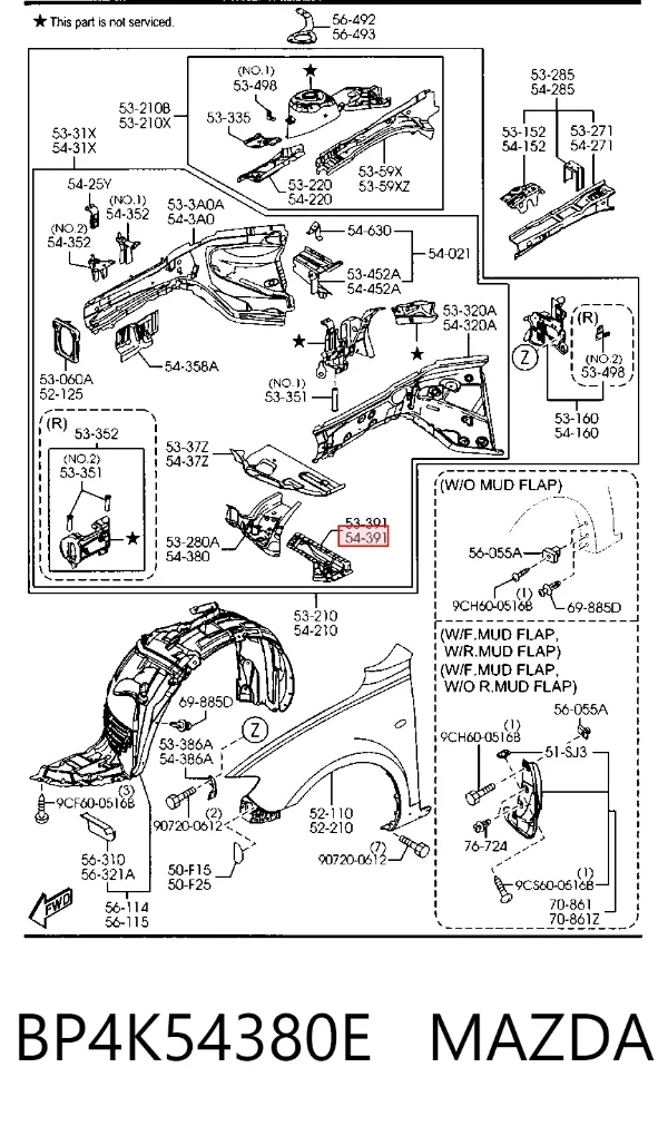  BP4K54380E Mazda