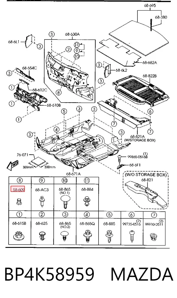  BP4K58959 Mazda